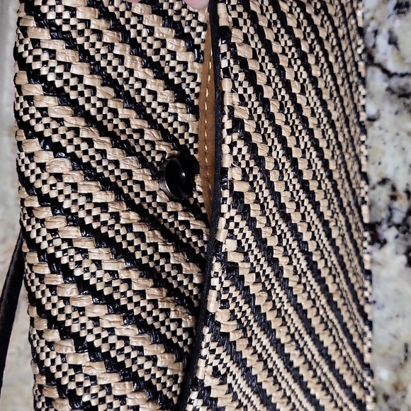 Patricia Nash Woven Raffia Apricale Clutch Crossbody - Picture 6 of 15